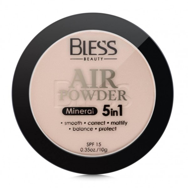 Компактна пудра для обличчя Bless Beauty Mineral Air Powder 5in1 SPF 15 10 г