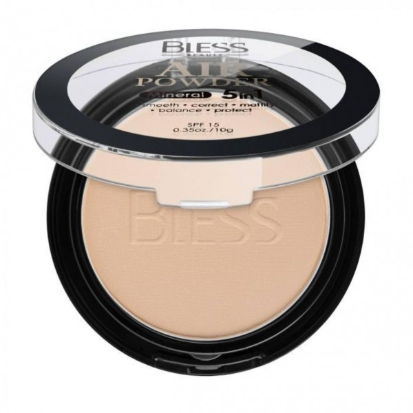 Компактна пудра для обличчя Bless Beauty Mineral Air Powder 5in1 SPF 15 10 г № 103