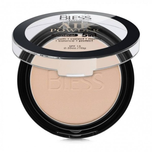 Компактна пудра для обличчя Bless Beauty Mineral Air Powder 5in1 SPF 15 10 г № 105