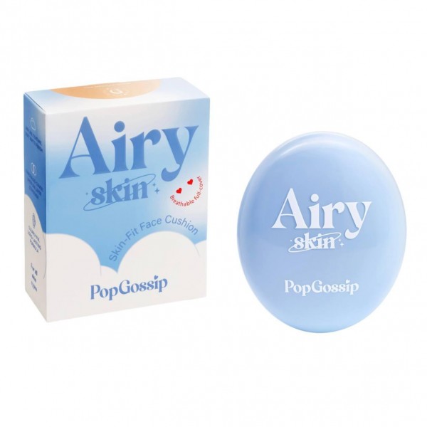 Легка тональна основа - кушон Pop Gossip Airy Skin Fit Face Cushion 12 г