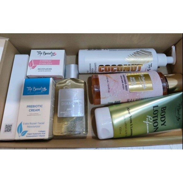 Подарунковий набір косметики для догляду за тілом Top Beauty Care (7 позицій)