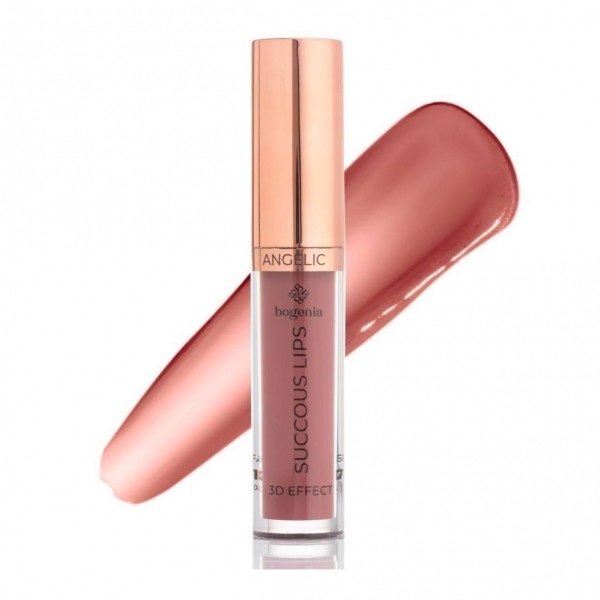 Помада рідка для губ Bogenia Succous Lips Angelic 3D effect BG711 № 02