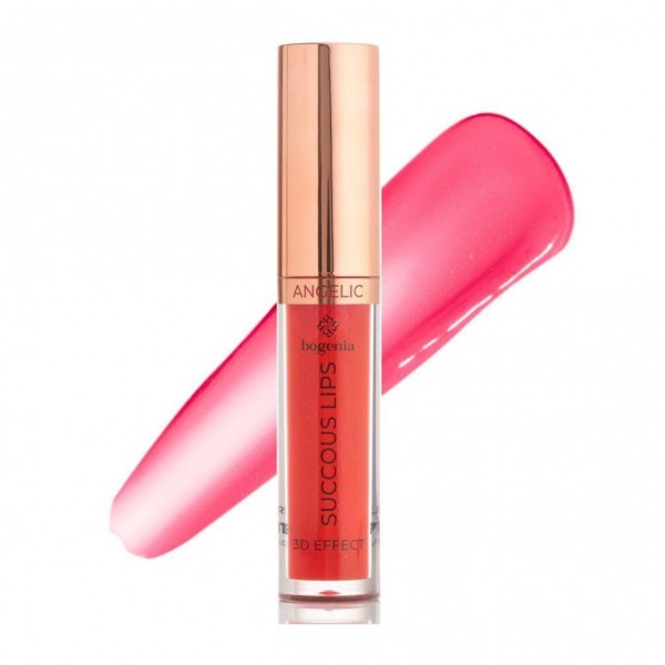 Помада рідка для губ Bogenia Succous Lips Angelic 3D effect BG711 № 05