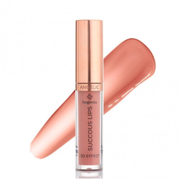 Помада рідка для губ Bogenia Succous Lips Angelic 3D effect BG711 № 10