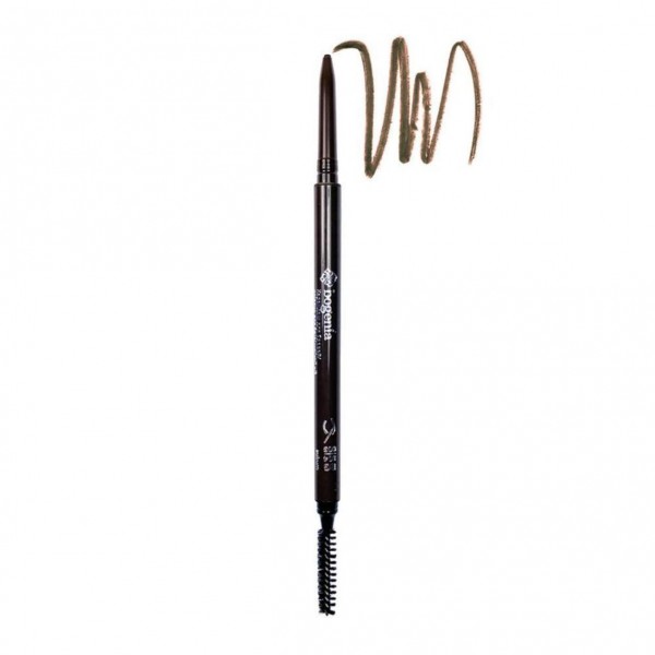 Олівець для брів механічний з щіточкою Bogenia Micro Slim Brow Liner BG504