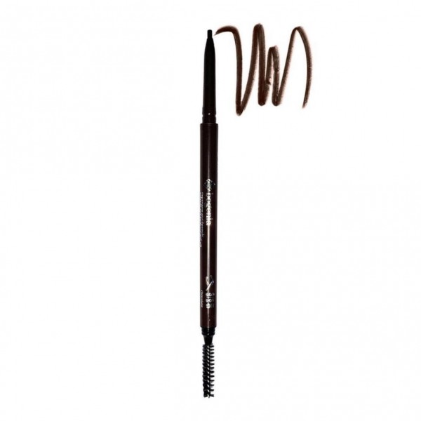 Олівець для брів механічний зі щіточкою Bogenia Micro Slim Brow Liner BG504 № 05