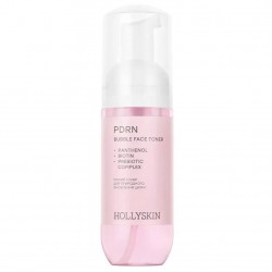 Пінний тонер для природного оновлення шкіри Hollyskin Bubble Face Toner SALMON DNA PDRN 150 мл