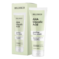 Отшелушивающая маска для лица с гликолевой кислотой Hollyskin Glycolic AHA Acid Face Mask 100 мл