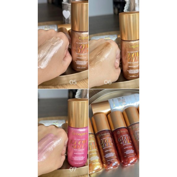 Олія-шиммер для тіла Bogenia Glow Oil Body Shimmer 100 мл BG462