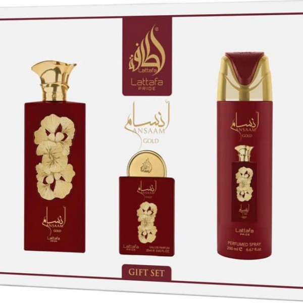 Подарунковий набір Lattafa Pride Ansaam Gold Gift Set