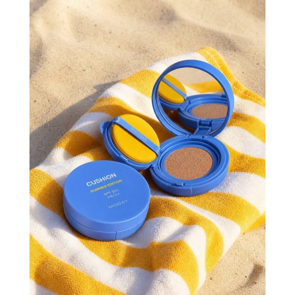 Адаптивний сонцезахисний кушон Moday AIR CUSHION BB CREAM SPF 50+PA+++ з ніацинамідом та пантенолом 15 г