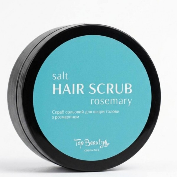Cкраб для шкіри голови сольовий з розмарином Top Beauty Salt Hair Scrub Rosemary 250 мл