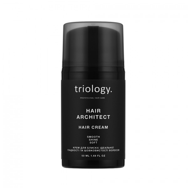 Крем для блиску, ідеальної гладкості та шовковистості волосся Triology Hair Architect 50 мл