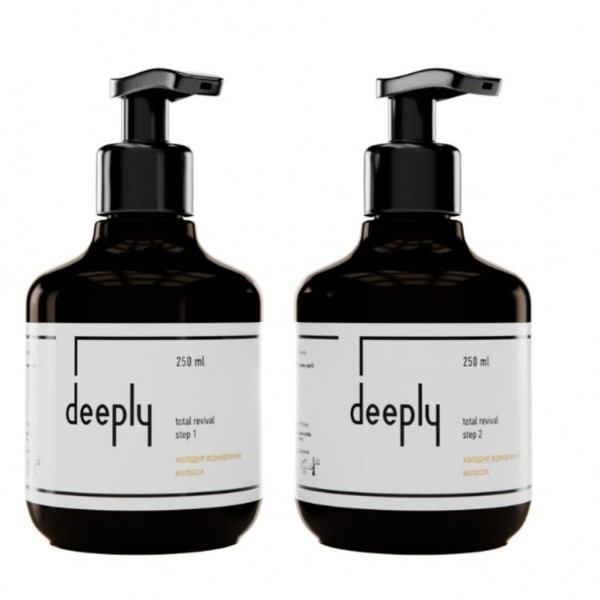 Набір холодного відновлення для волосся Deeply total revival 2x