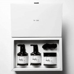 Зволожуючий набір для сухого волосся Deeply hydrating hair (шампунь, кондиціонер, маска, резинка)