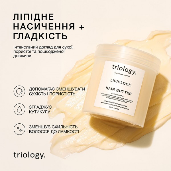 Інтенсивний ліпідний батер для волосся Triology LIPIDLOCK 250 г