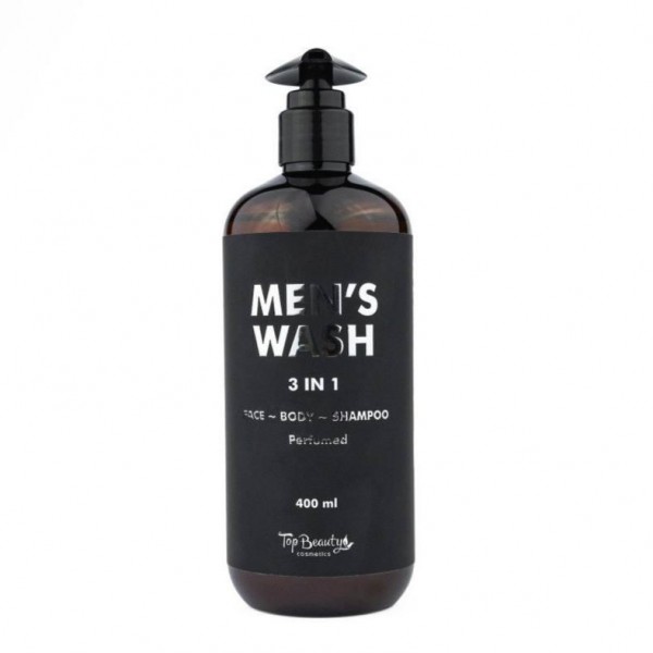 Гель для душу чоловічий парфумований 3 в 1 Top Beauty Men's Wash 3 in 1 400 мл
