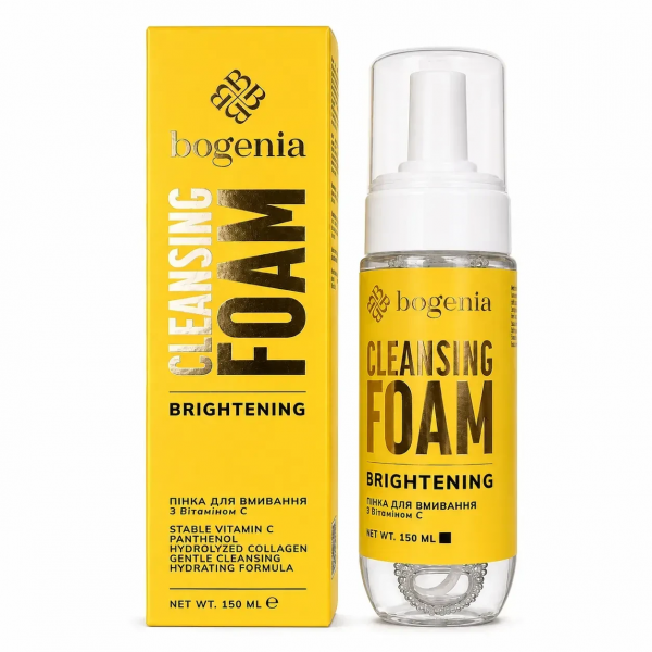 Пінка для вмивання Bogenia Vitamin C Cleansing Foam 150 мл BG468