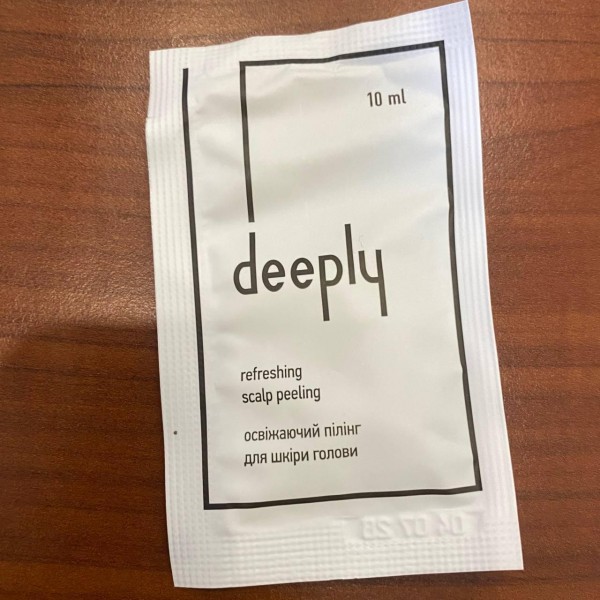 Освежающий пилинг для кожи головы Deeply Refreshing Scalp Peeling саше 10 мл