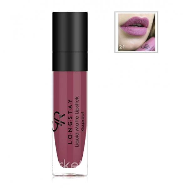 Помада для губ Golden Rose Longstay Liquid Matte №21, Харчування