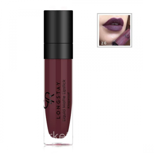 Помада для губ Golden Rose Longstay Liquid Matte №26, Харчування