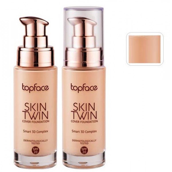 Тональный крем Top Face Skin Twin PT-464 №004