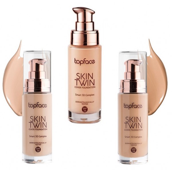 Тональный крем Top Face Skin Twin PT-464 №004