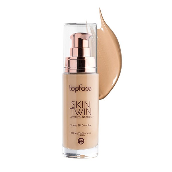 Тональный крем Top Face Skin Twin PT-464 №007