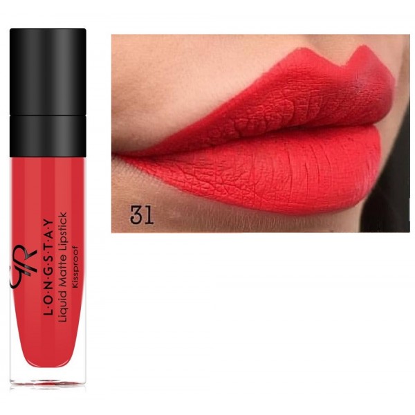 Помада для губ Golden Rose Longstay Liquid Matte №31, Матування