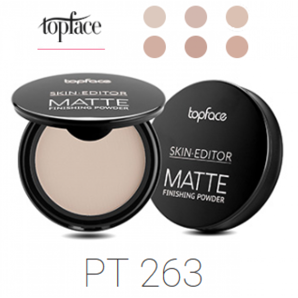 Пудра компактна TopFace Skin Editor Matte Finish PT-263