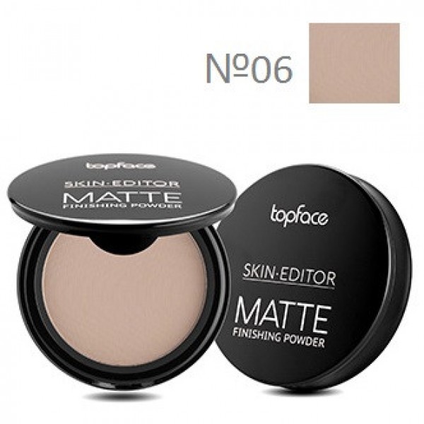 Пудра компактна TopFace Skin Editor Matte Finish PT-263 №06 Пудра компактна TopFace Skin Editor Matte Finish PT-263 №06