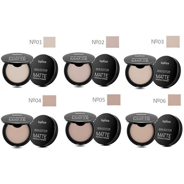 Пудра компактна TopFace Skin Editor Matte Finish PT-263 №06 Пудра компактна TopFace Skin Editor Matte Finish PT-263 №06