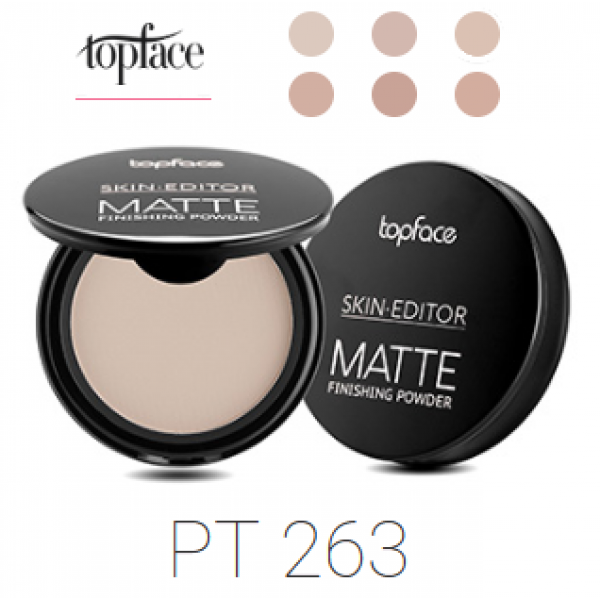 Пудра компактна TopFace Skin Editor Matte Finish PT-263 №06 Пудра компактна TopFace Skin Editor Matte Finish PT-263 №06