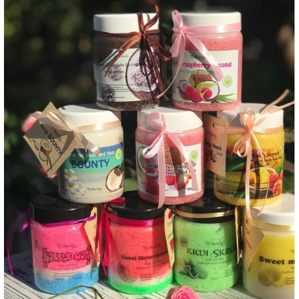 Скраб для тіла Top Beauty Fruits 250 мл кавун Скраб для тіла Top Beauty Fruits 250 мл кавун