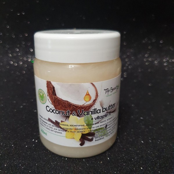 Кокосове масло для тіла Top Beauty and Coconut Fruit 250 мл Ванільно-кокосове
