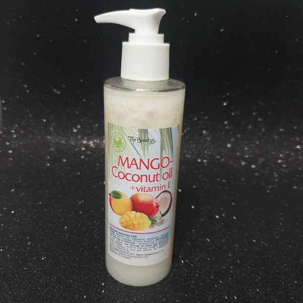 Кокосове масло для тіла Top Beauty and Coconut Fruit 200 мл Манговий-кокосове Кокосове масло для тіла Top Beauty and Coconut Fruit 200 мл Манговий-кокосове