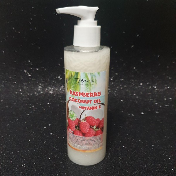 Кокосове масло для тіла Top Beauty and Coconut Fruit 200 мл Малиново-кокосове