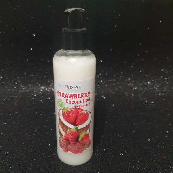 Кокосове масло для тіла Top Beauty and Coconut Fruit 200 мл Полунично-кокосове