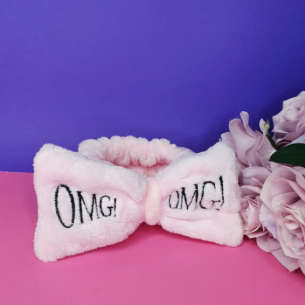 Косметическая повязка для фиксации волос OMG/ОМГ Нежно-розовый Косметическая повязка для фиксации волос OMG/ОМГ Нежно-розовый