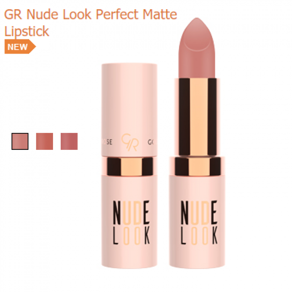 Помада для губ Golden Rose Nude Look Perfect Matte Lipstick 02 Peachy Nude Помада для губ Golden Rose Nude Look Perfect Matte Lipstick 02 Peachy Nude