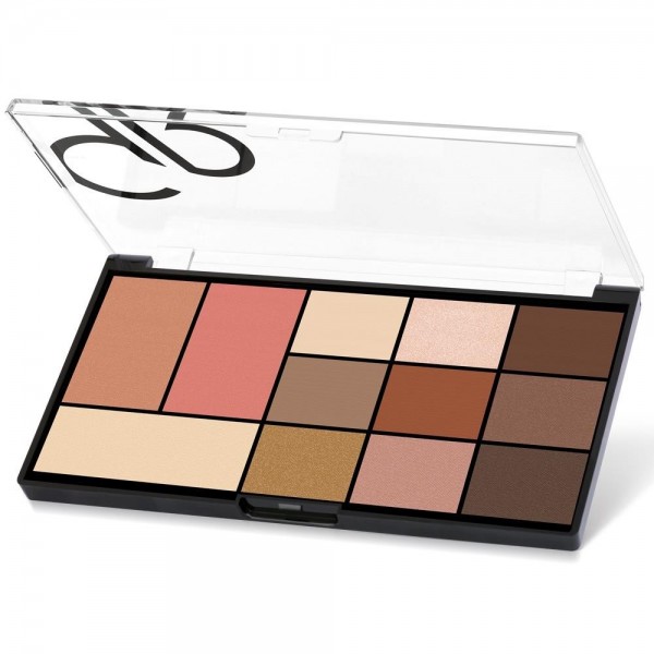 Палетка для макіяжу Golden Rose City Style Face & Eye Palette (тіні/рум'яна/бронзатор/хайлайтер) Палетка для макіяжу Golden Rose City Style Face & Eye Palette (тіні/рум'яна/бронзатор/хайлайтер)