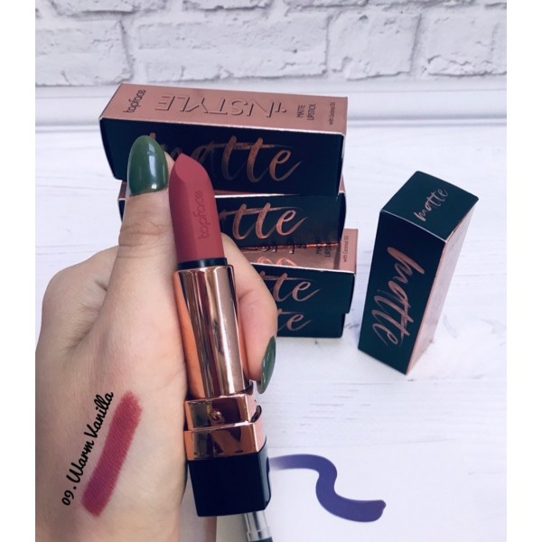 Матова помада для губ TopFace Instyle Matte PT-155 09 Warm Vanilla