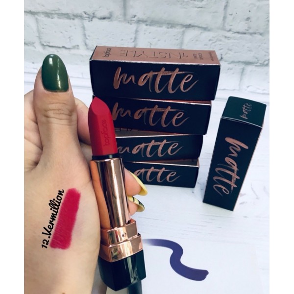 Матова помада для губ TopFace Instyle Matte PT-155 12 Vermillion