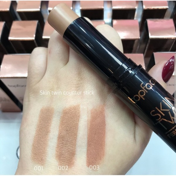 Стік для контуринга TopFace Skin Twin Perfect Stick PT-562 №02 Top Chic
