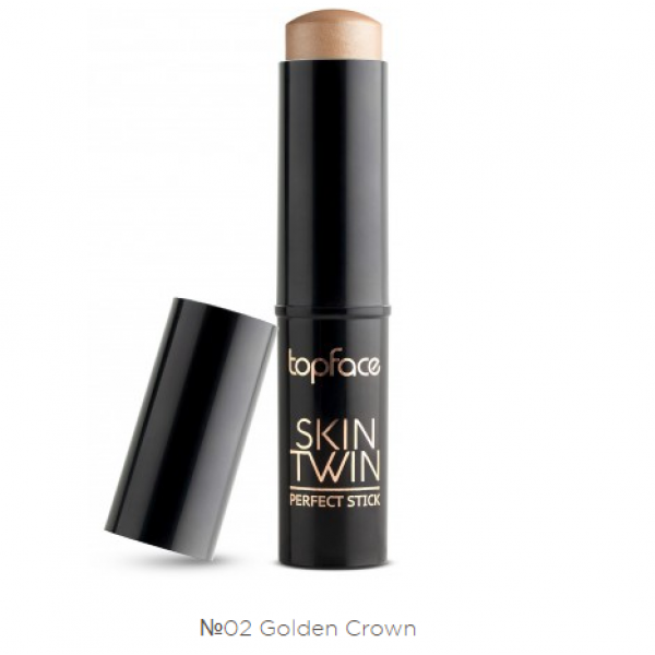 Хайлайтер-стик TopFace Skin Twin Perfect Stick PT-560 No02 Golden Crown