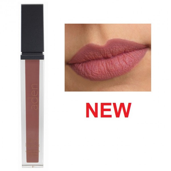 Жидкая матовая помада для губ Aden Cosmetics Liquid Lipstick 07 Nude Elegance