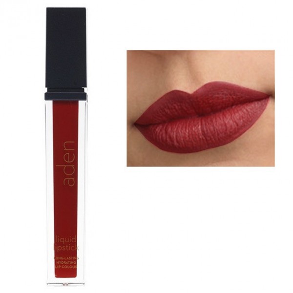 Рідка матова помада для губ Aden Cosmetics Liquid Lipstick 14 Cranberry