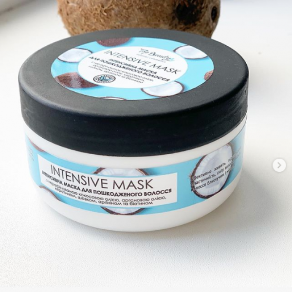 Поживна маска для сухого і пошкодженого волосся Top Beauty Intensive Mask 250 мл Поживна маска для сухого і пошкодженого волосся Top Beauty Intensive Mask 250 мл