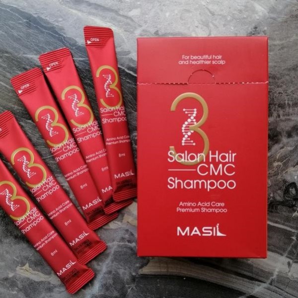 Шампунь з амінокислотами Masil 3 Hair Salon CMC Shampoo 8 мл Шампунь з амінокислотами Masil 3 Hair Salon CMC Shampoo 8 мл