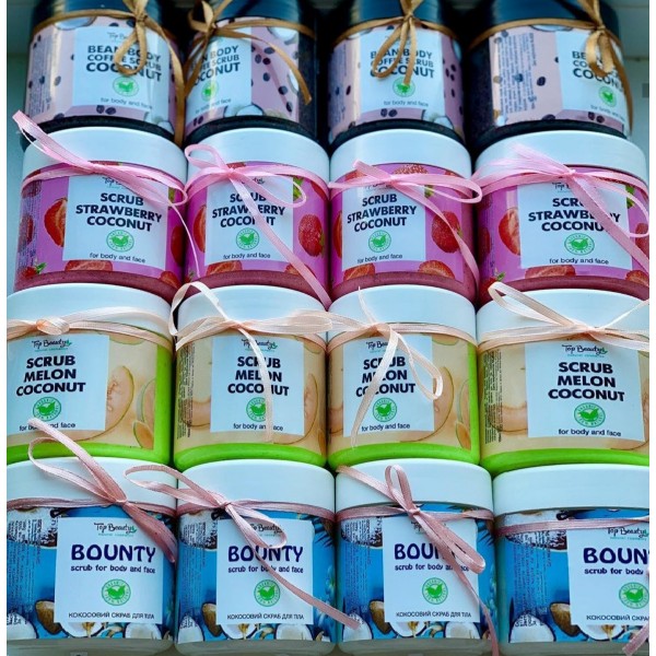 Скраб для тіла Top Beauty Fruits 150 мл (новий обсяг) Диня